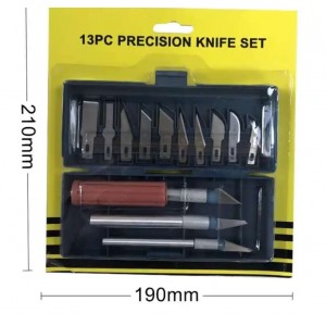Multi functional Xacto Craft Hobby 13 PC PRECISION Knife Set for Art