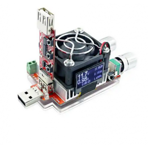35W constant current double adjustable electronic load + QC2.0/3.0 triggers quick voltage usb tester voltmeter aging discharge
