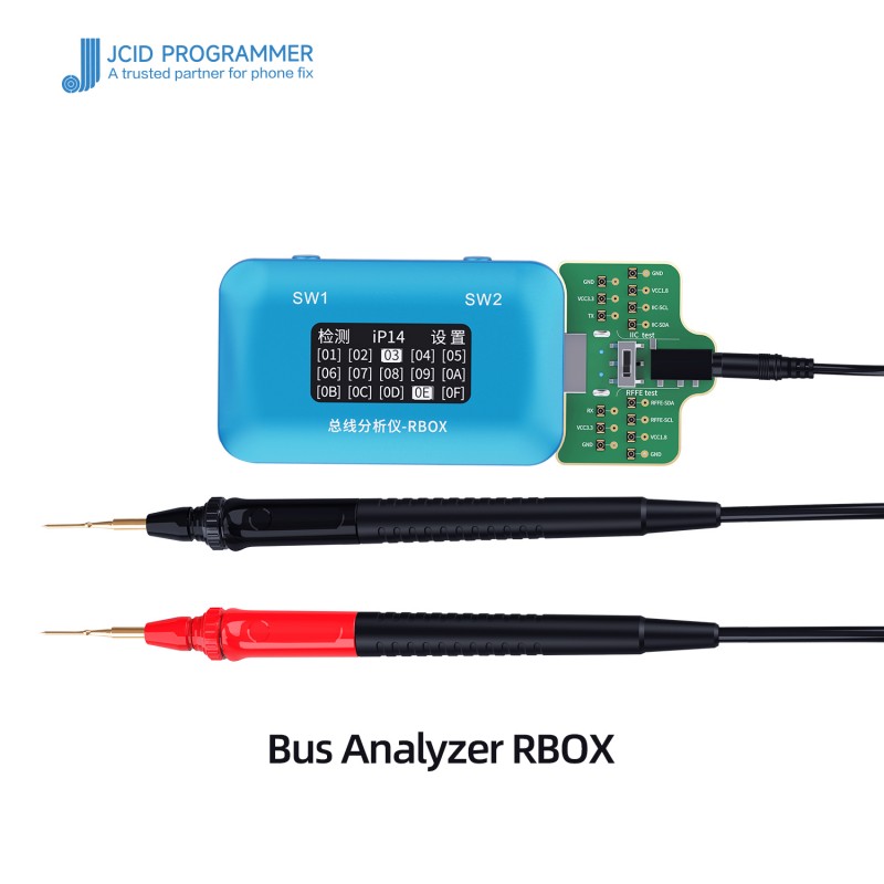 RBOX BUS ANALYZER FOR IPHONE AND ANDROID SIGNAL FAULTS DETECTION – JCID