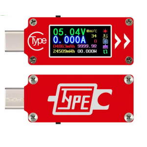 RD TC64 Type-C DC USB voltage current tester voltmeter ammeter multimeter PD charger Color LCD Display power bank USB Meter