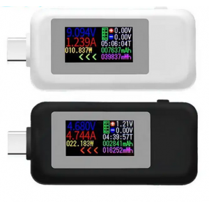 KWS-1902C Type-c Two-way USB Tester Color Screen Current and Voltage Test Table USB Charger Tester