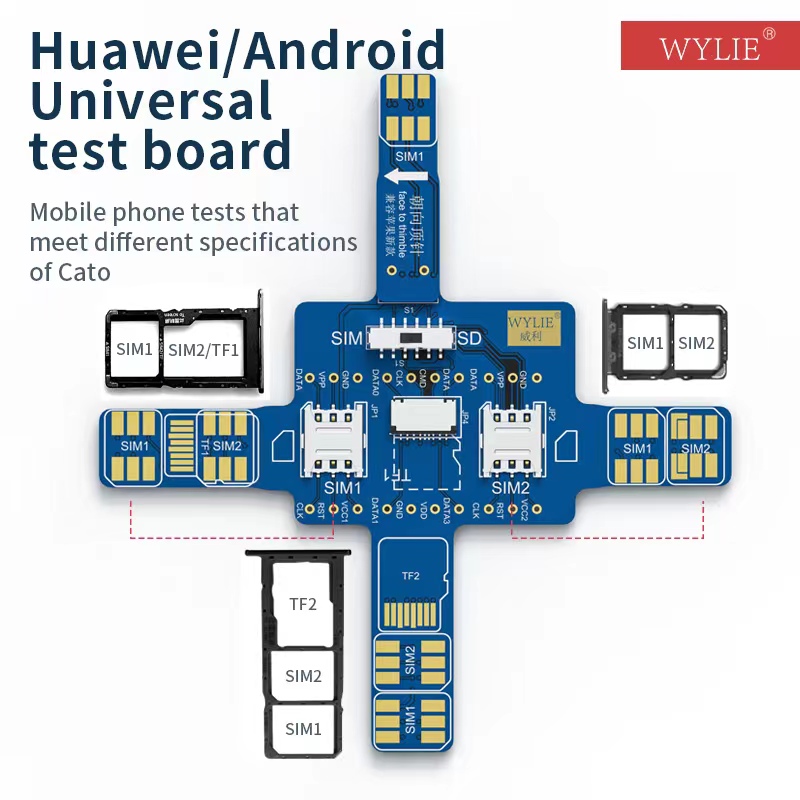 WYLIE Universal Smartphone Signal Test Board For iPhone Android