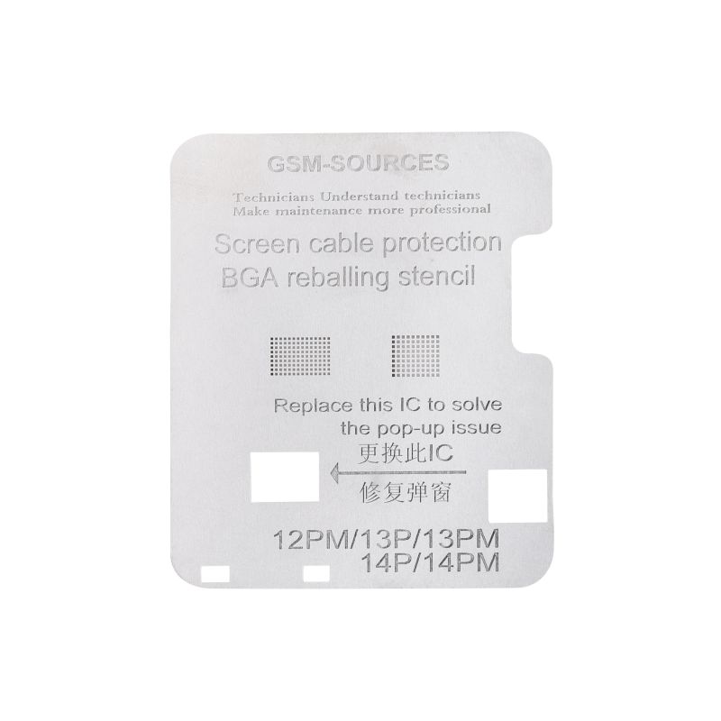 GSM-SOURCES LCD Screen Cable BGA Reballing Stencil