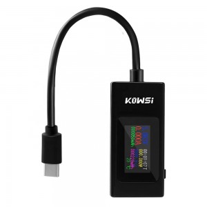 KWS-066C Type-C Tester DC4-30V Voltage Meter Timing Ammeter Digital Monitor 