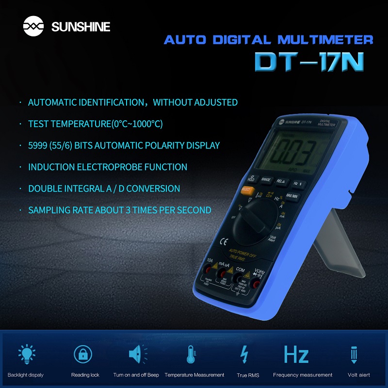 Sunshine DT-17N Pocket Digital Multimeter