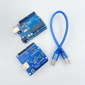 UNO R3 CH340G MEGA328P Chip 16Mhz for Arduino + USB Host Shield Support UNO MEGA with Light