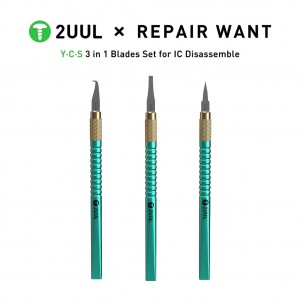 2UUL DA12 YCS 3 in 1 Blades Set for IC Disassemble