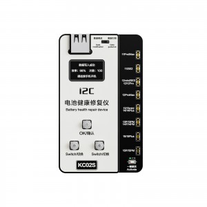 i2C Battery Repair Programmer for iPhone 6-14 Pro Max Battery Error Health Warnning Cycle Modify Battery Data Read Write Box 