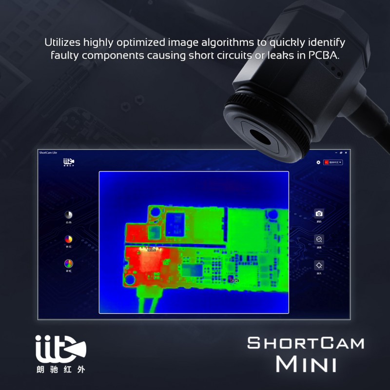 LANGCHI 5th ShortCam MINI Infrared Rapid Diagnosis Instrument for Quickly Locates PCB Short Leakage Faulty