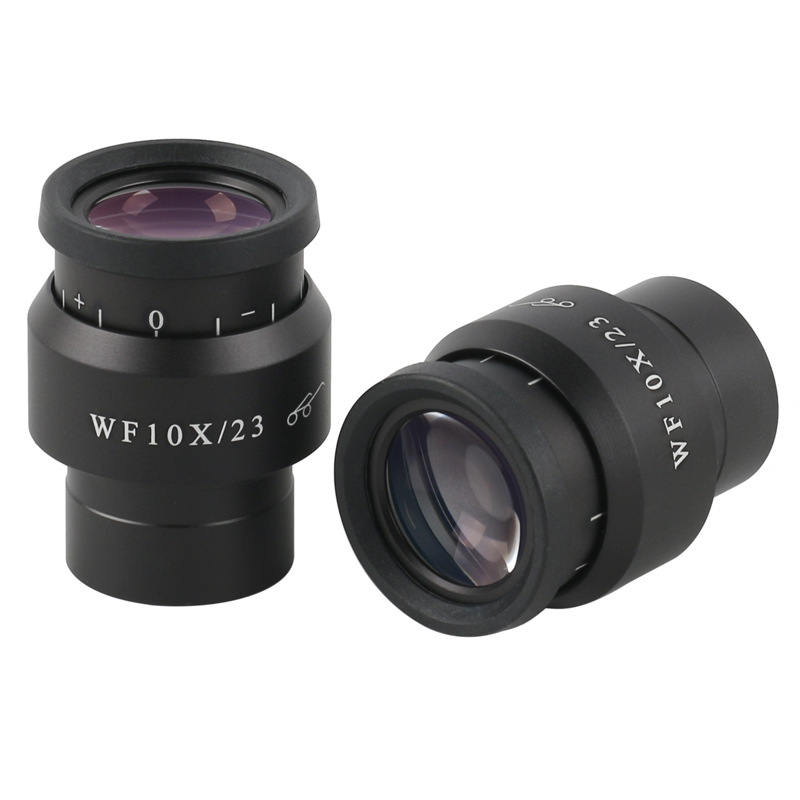  WF10X/23 Wide-angle  Adjustable Microscope Eyepiece