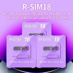 Rsim 18 Unlocking Card for the iPhone14 series (E-SIM 5G version iOS16 system)