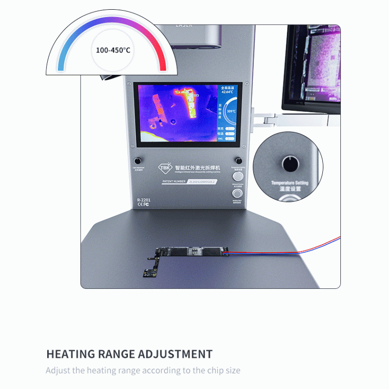 TBK-R2201 Intelligent infrared laser desoldering machine