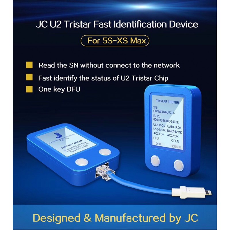 JCID  U2 IC Fault Fast Tester SN Serial Number Detector Reader