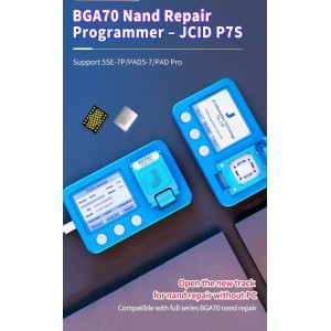 JCID P7S BGA70 PCIE NAND Flash IC Programming Tool NAND Test Fixture Nand Repair Machine for iPhone SE / 6S / 6SP / 7 / 7P / iPad Pro 9.7" / 10.5" / 12.9"(1st Gen)