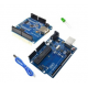 UNO R3 CH340G MEGA328P Chip 16Mhz for Arduino + USB Host Shield Compatible Google ADK Support UNO MEGA with Light