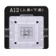 WL High-Quality A12 CPU Upper And Lower In One Tin Plate Steel Net BGA Reballing Stencil With Fixed Plate