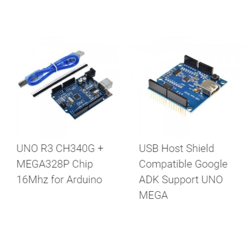 USB Host Shield Compatible Google ADK Support UNO MEGA &UNO R3 CH340G + MEGA328P Chip 16Mhz for Arduino