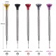 Professional Screwdriver Set of 5 PCS With 5 Different Size Mini Flat Screwdriver Repair Tool Kit for Watches,Jewelry,Toys Glass