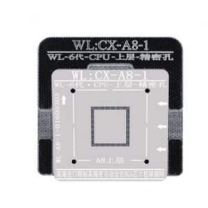 WL High-Quality A8 CPU Upper Tin Plate Steel Net BGA Reballing Stencil With Fixed Plate For IPhone 6 6Plus