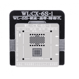  WL High-Quality NAND Baseband IC Chip BGA Reballing Stencil Plant Tin Steel Net With Fixed Plate For IPhone 6S / 6S Plus