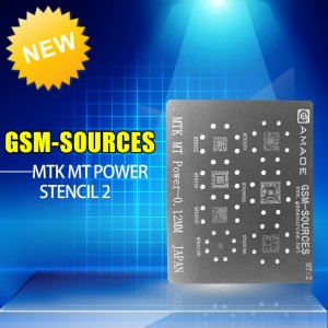 0.12MM MTK MT2 Series Power IC BGA Reballing Stencil 