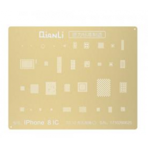QianLi BGA Reballing Gold Stencil Net for iPhone 8 / 8 Plus