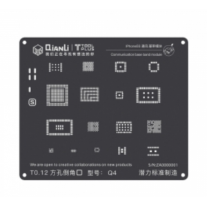 QianLi Communication Baseband Module 3D BGA Reballing Black Stencil for iPhone 8 / 7 / 6S / 6 / 5S