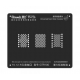 QianLi Universal Hard Disk Module NAND GTR100 BGA Reballing Black Stencil for iPhone 8 / 6S /6