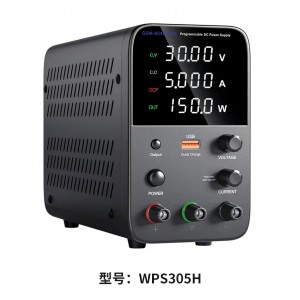 GSM WPS305H 30V 5A Digital Single Switching Adjustable Variable Regulator Power Supply For Laboratory